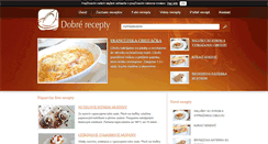 Desktop Screenshot of dobre-recepty.sk